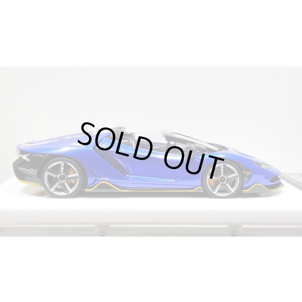 画像6: EIDOLON 1/43 Lamborghini Centenario Roadster LP770-4 2016 Lobellia Blue Limited 32 pcs. (6)