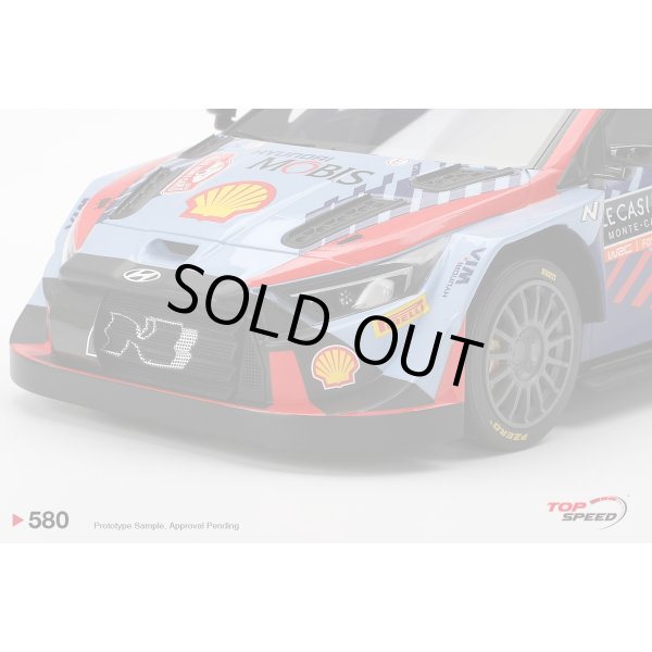 画像4: TOP SPEED 1/18 Hyundai i20 N Rally1 Hybrid #11 2024 Rally Monte Carlo Winner (4)
