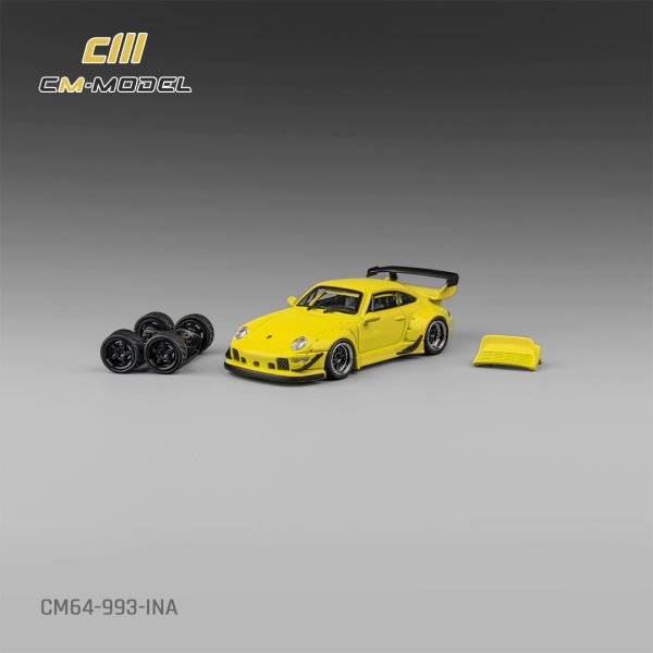画像7: CM MODEL 1/64 993 Yellow Indonesia Limited Edition (7)