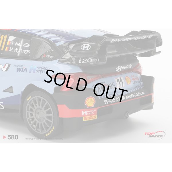 画像6: TOP SPEED 1/18 Hyundai i20 N Rally1 Hybrid #11 2024 Rally Monte Carlo Winner (6)