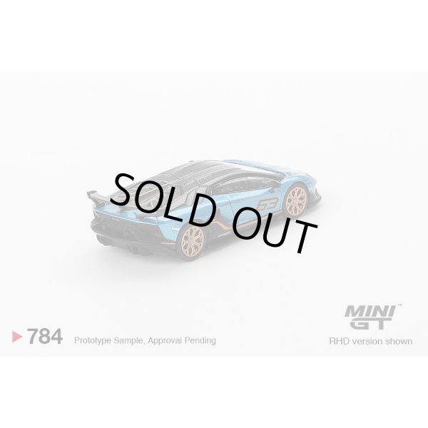 画像3: MINI GT 1/64 Lamborghini Aventador SVJ 63 Blue Aegir (RHD) (3)