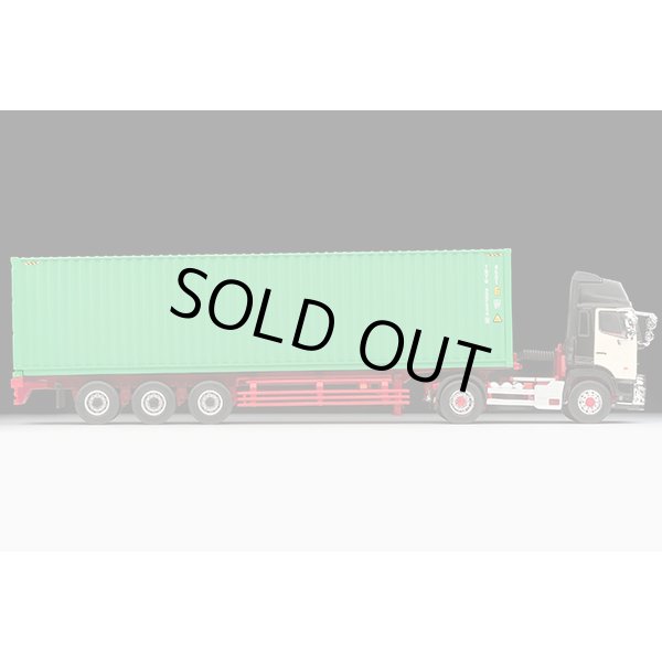 画像4: TOMYTEC 1/64 Limited Vintage NEO Hino Profia 40ft Marine Container Trailer (東邦車輛TC36H1C34) (Black) (4)
