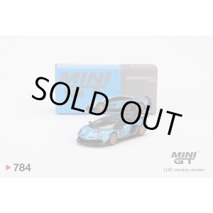 画像: MINI GT 1/64 Lamborghini Aventador SVJ 63 Blue Aegir (RHD)