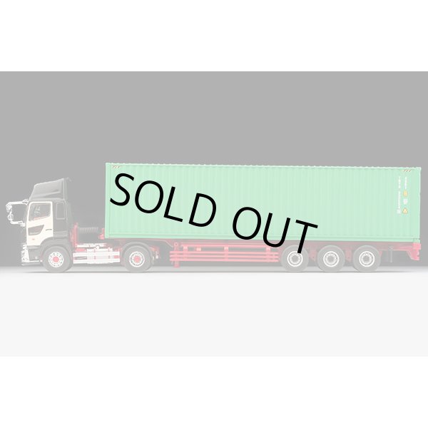 画像3: TOMYTEC 1/64 Limited Vintage NEO Hino Profia 40ft Marine Container Trailer (東邦車輛TC36H1C34) (Black) (3)