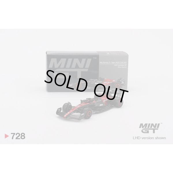 画像1: MINI GT 1/64 Alfa Romeo C43 #24 Zhou Guanyu 2023 F1 2023 Australian GP (1)