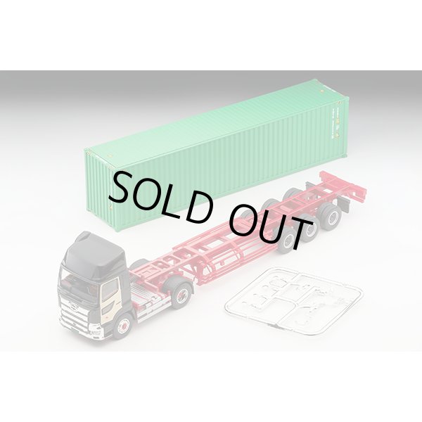 画像10: TOMYTEC 1/64 Limited Vintage NEO Hino Profia 40ft Marine Container Trailer (東邦車輛TC36H1C34) (Black) (10)