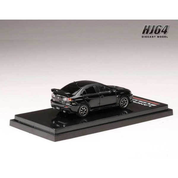 画像3: Hobby JAPAN 1/64 Mitsubishi Lancer Evolution X FINAL EDITION Phantom Black Pearl with Engine Display Model  (3)