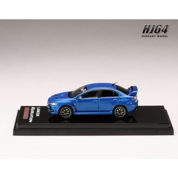 画像4: Hobby JAPAN 1/64 Mitsubishi Lancer Evolution X FINAL EDITION Lightning Blue Mica with Engine Display Model  (4)
