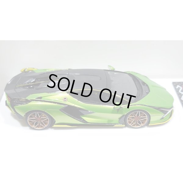 画像8: EIDOLON 1/43 Lamborghini Sian FKP 37 2019 with Stripe Giallo Verde Pearl Limited 35 pcs. (8)