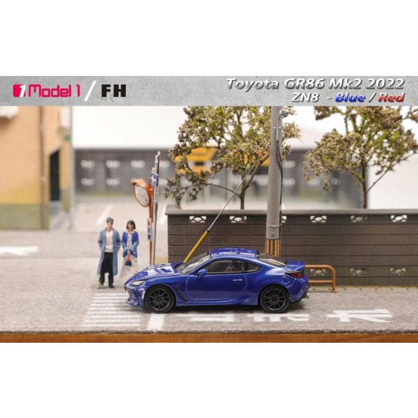 画像8: Model 1 1/64 Focal Horizon FH x Model One Toyota GR86 MK2 2022 Zn8 - Dark Bue (8)