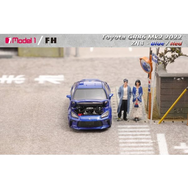 画像9: Model 1 1/64 Focal Horizon FH x Model One Toyota GR86 MK2 2022 Zn8 - Dark Bue (9)