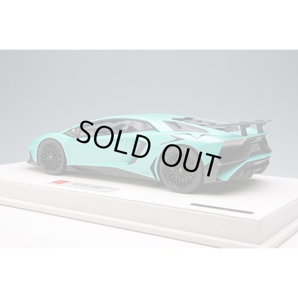 画像3: EIDOLON 1/18 Lamborghini Aventador LP750-4 SV 2015 Pearl Mint Green (Black Large SV Logo) Limited 50 pcs. (3)