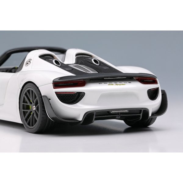画像6: EIDOLON 1/43 Porsche 918 Spyder weissach package 2011 Pearl White Limited 80 pcs. (6)