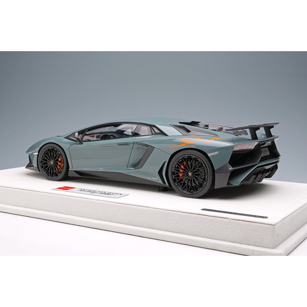 画像3: EIDOLON 1/18 Lamborghini Aventador LP750-4 SV 2015 Grigio Telesto (Orange Large SV Logo) Limited 50 pcs. (3)