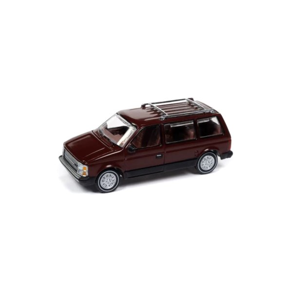 画像2: auto world 1/64 1985 Dodge Caravan Crimson Red / Black (2)