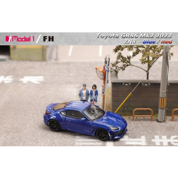画像6: Model 1 1/64 Focal Horizon FH x Model One Toyota GR86 MK2 2022 Zn8 - Dark Bue (6)
