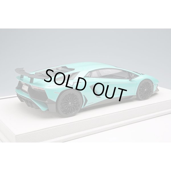 画像4: EIDOLON 1/18 Lamborghini Aventador LP750-4 SV 2015 Pearl Mint Green (Black Large SV Logo) Limited 50 pcs. (4)