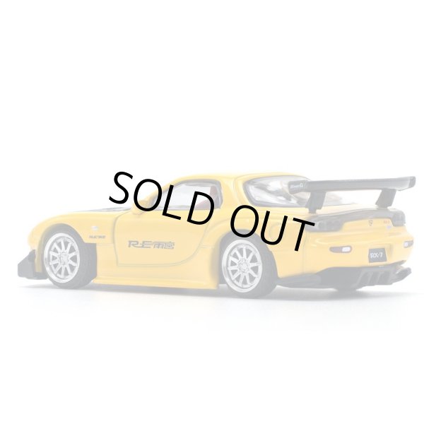 画像6: POP RACE 1/64 MAZDA RX-7 (FD3S) RE-AMEMIYA WIDEBODY YELLOW (6)