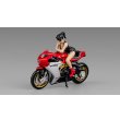 画像1: CM MODEL 1/64 MV Agusta Superveloce 800 Red with Showgirl (1)