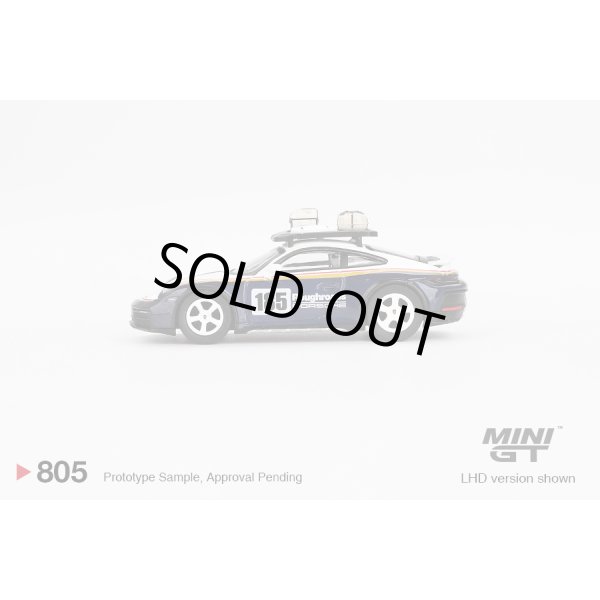 画像3: MINI GT 1/64 Porsche 911 Dakar Rally Design Package White/Gentian Blue Metallic (LHD) (3)