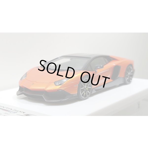 画像9: EIDOLON 1/43 Lamborghini Aventador LP720-4 50th Anniversario 2013 Arancio Pearl with Roof panel Carbon Limited 32 pcs. (9)