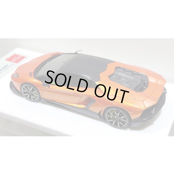 画像12: EIDOLON 1/43 Lamborghini Aventador LP720-4 50th Anniversario 2013 Arancio Pearl with Roof panel Carbon Limited 32 pcs. (12)