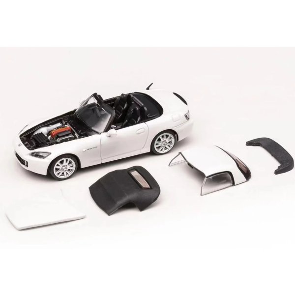 画像1: MOTORHELIX 1/64 Honda S2000 (AP2) Grand Prix White (1)