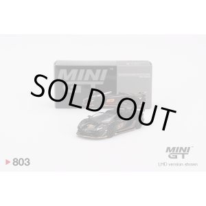 画像: MINI GT 1/64 Lamborghini Aventador SVJ 63 Roadster Nero Aldebaran (Black) (RHD)