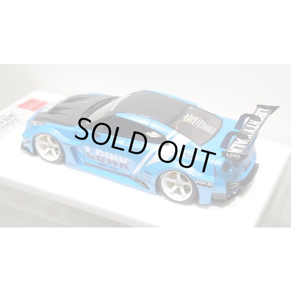 画像12: EIDOLON 1/43 LB Silhouette WORKS GT 35GT-RR (GT Wing Version) Azzurro Pearl Limited 32 pcs. (12)