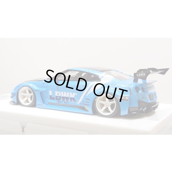 画像3: EIDOLON 1/43 LB Silhouette WORKS GT 35GT-RR (GT Wing Version) Azzurro Pearl Limited 32 pcs. (3)