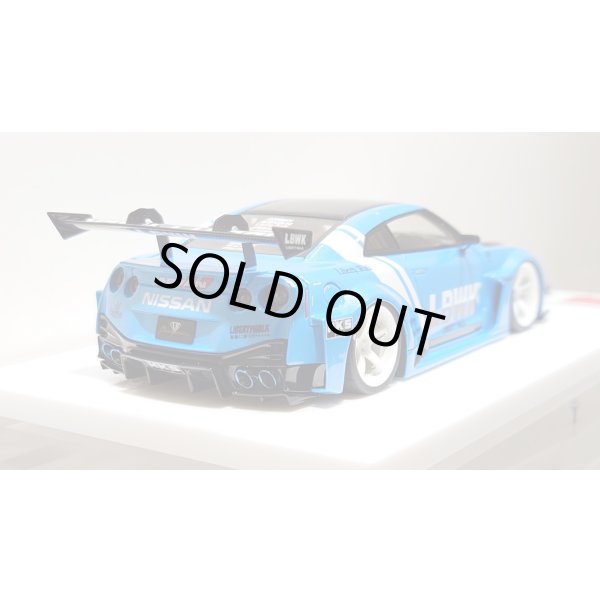 画像10: EIDOLON 1/43 LB Silhouette WORKS GT 35GT-RR (GT Wing Version) Azzurro Pearl Limited 32 pcs. (10)