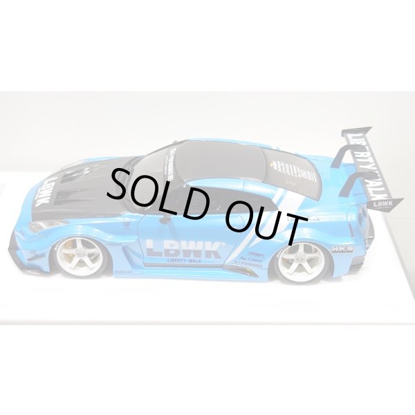 画像4: EIDOLON 1/43 LB Silhouette WORKS GT 35GT-RR (GT Wing Version) Azzurro Pearl Limited 32 pcs. (4)