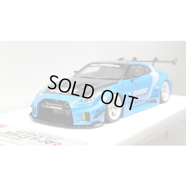 画像9: EIDOLON 1/43 LB Silhouette WORKS GT 35GT-RR (GT Wing Version) Azzurro Pearl Limited 32 pcs. (9)