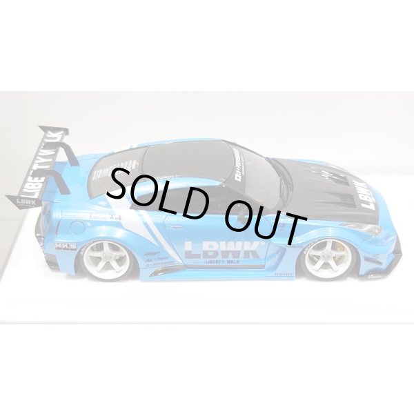 画像8: EIDOLON 1/43 LB Silhouette WORKS GT 35GT-RR (GT Wing Version) Azzurro Pearl Limited 32 pcs. (8)