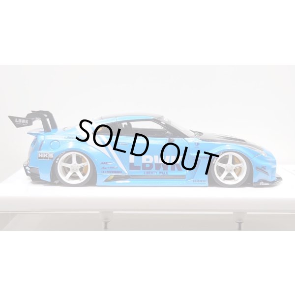 画像6: EIDOLON 1/43 LB Silhouette WORKS GT 35GT-RR (GT Wing Version) Azzurro Pearl Limited 32 pcs. (6)