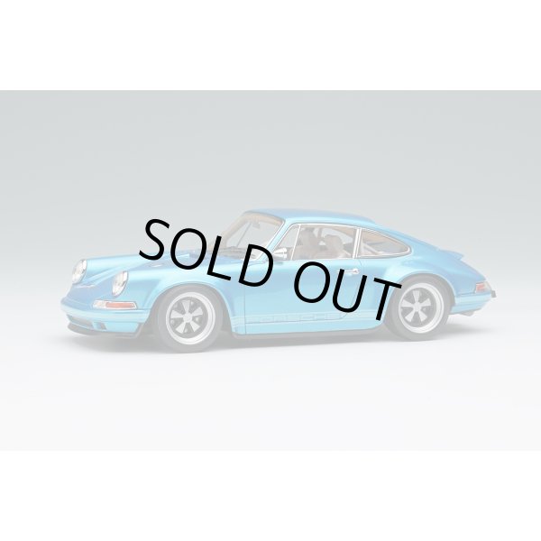 画像1: VISION 1/43 Singer 911 (964) Coupe Light Blue Metallic Limited 100 pcs. (1)