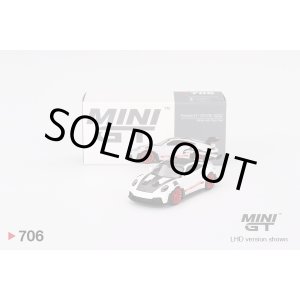 画像: MINI GT 1/64 Porsche 911 (992) GT3 RS Weissach Package White w/Pyro Red (RHD)