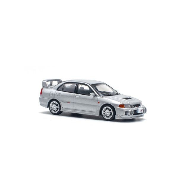 画像5: POP RACE 1/64 Mitsubishi Lancer Evolution IV Steel Silver (5)