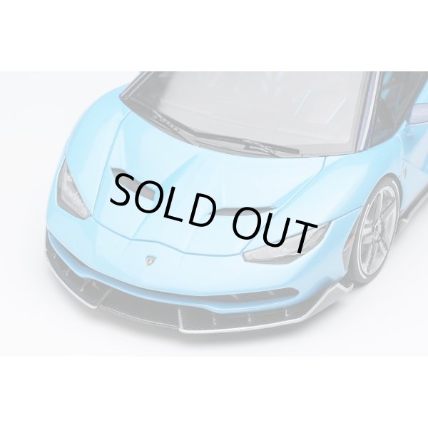 画像6: EIDOLON 1/43 Lamborghini Centenario Roadster LP770-4 2016 Rear Wing up Blue Cepheus / Blue Hera Limited 100 pcs. (6)