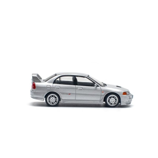 画像4: POP RACE 1/64 Mitsubishi Lancer Evolution IV Steel Silver (4)