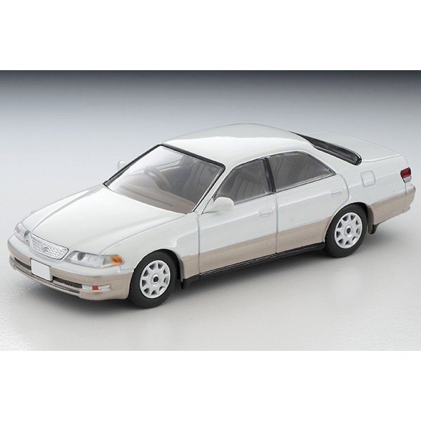 画像1: TOMYTEC 1/64 Limited Vintage NEO Toyota Mark II 2.5 Grande 1998 (White/Gold) (1)