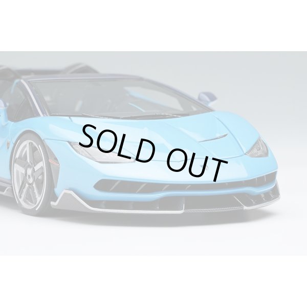 画像10: EIDOLON 1/43 Lamborghini Centenario Roadster LP770-4 2016 Rear Wing up Blue Cepheus / Blue Hera Limited 100 pcs. (10)