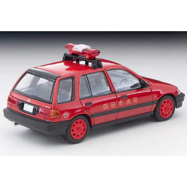 画像2: TOMYTEC 1/64 Limited Vintage NEO Honda Civic Pro 消防広報車 (2)