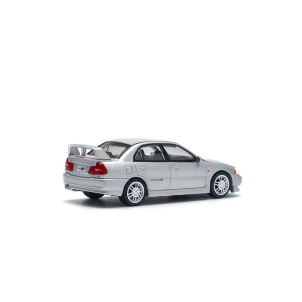 画像3: POP RACE 1/64 Mitsubishi Lancer Evolution IV Steel Silver (3)