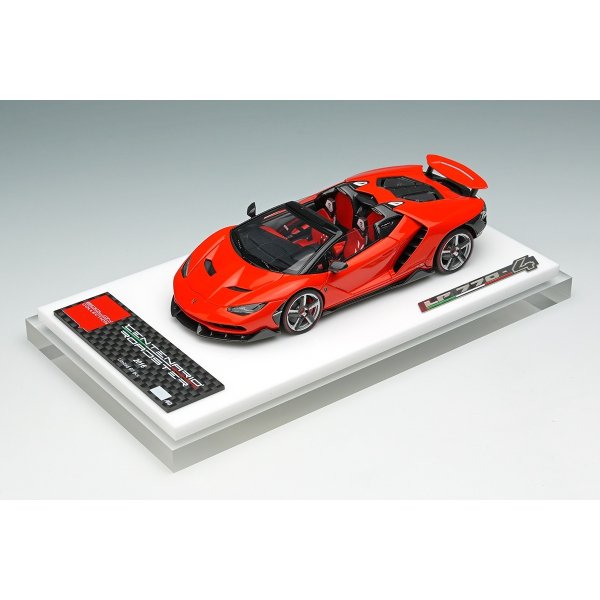 画像12: EIDOLON 1/43 Lamborghini Centenario Roadster LP770-4 2016 Rear Wing up Rosso Mars Limited 60 pcs. (12)