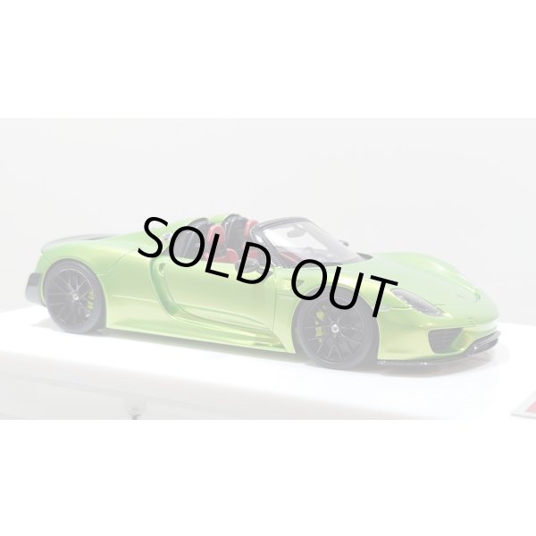 画像5: EIDOLON 1/43 Porsche 918 Spyder weissach package 2011 Giallo Verde Pearl Limited 35 pcs. (5)