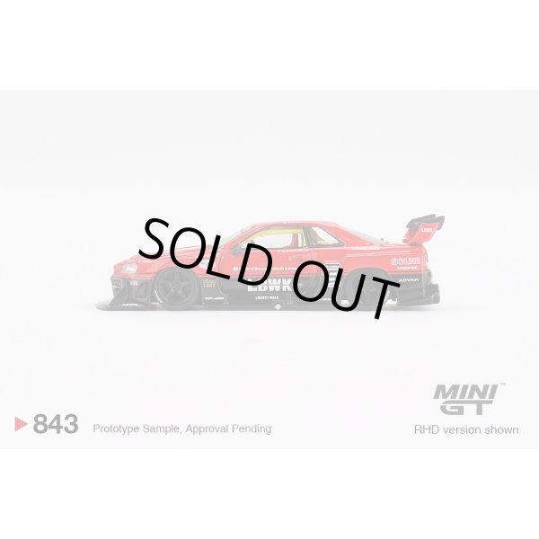 画像3: MINI GT 1/64 Nissan LB-ER34 Super Silhouette Skyline Red/Black (RHD) (3)
