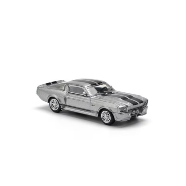 画像1: POP RACE 1/64 1967 SHELBY MUSTANG GT500 - GREY/BLACK (1)