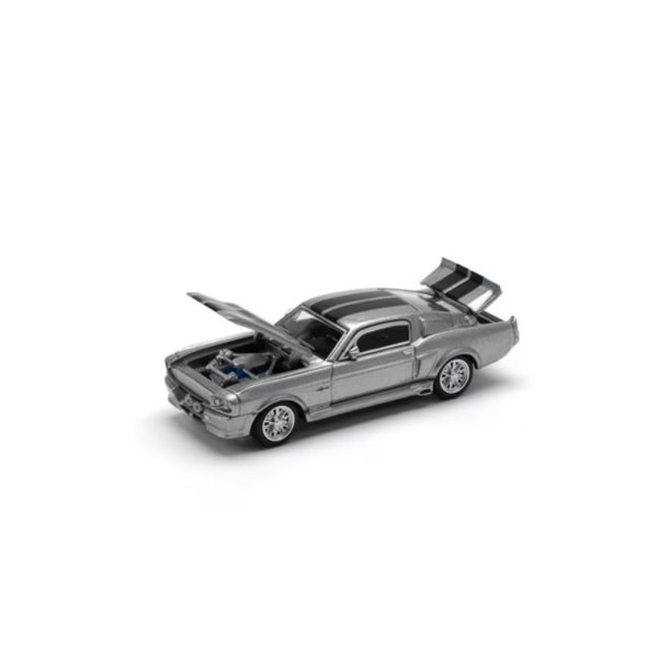 画像2: POP RACE 1/64 1967 SHELBY MUSTANG GT500 - GREY/BLACK (2)