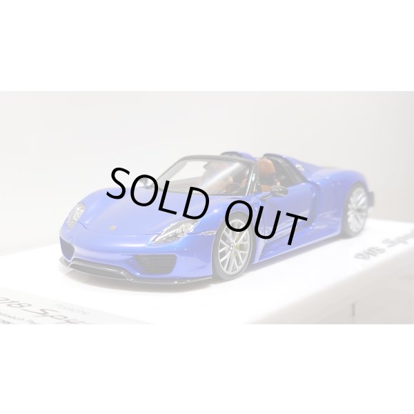 画像9: EIDOLON 1/43 Porsche 918 Spyder weissach package 2011 Lobellia Blue Limited 32 pcs. (9)